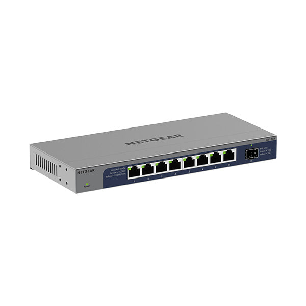 GS108X 8-Port Gigabit Ethernet Unmanaged Switch with 1 dedicated 10G SFP+ Port - Garansi 2 Tahun
