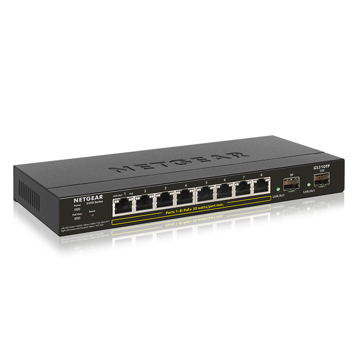 GS310TP 10-PORT GIGABIT ETHERNET POE+ SMART MANAGED PRO SWITCH - Garansi 2 Tahun