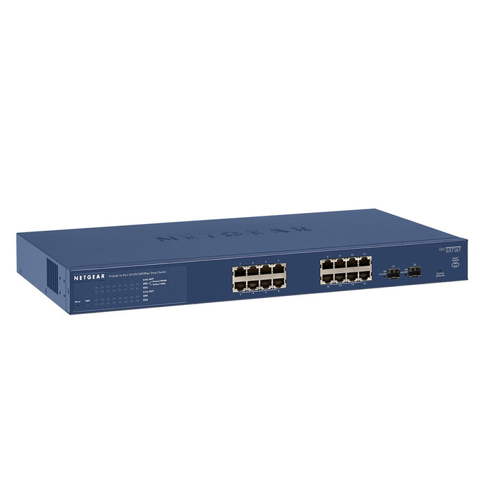 (Pre-Order) GS716T 16 Port Gigabit Ethernet Smart Switch with 2 SFP Ports - Garansi 10 Tahun