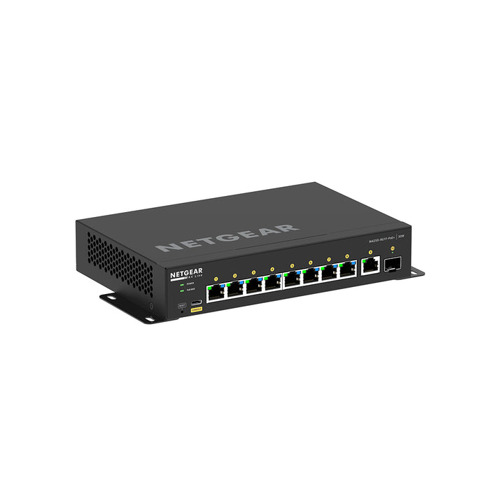 AV Line M4250-9G1F (GSM4210PD) 8x1G PoE+ 110W 1x1G and 1xSFP Managed Switch - Garansi 10 Tahun