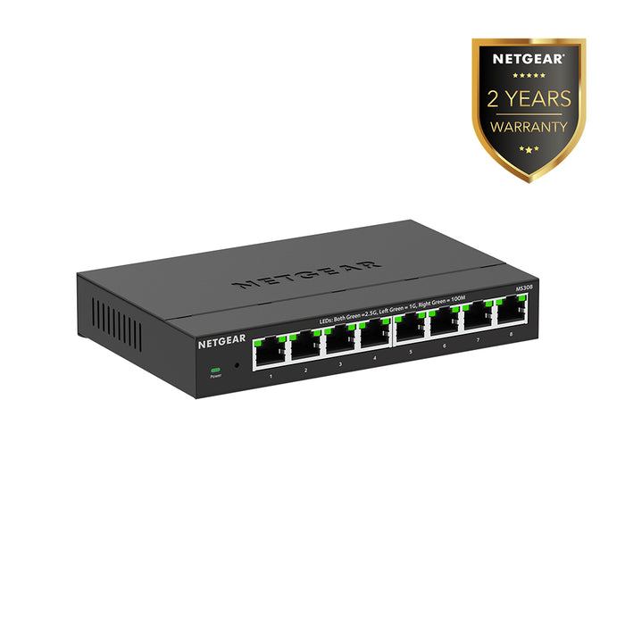Netgear MS308 8-Port 2.5G Multi-Gigabit Ethernet Unmanaged Essentials Switch - Garansi 2 Tahun