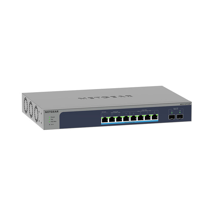 MS510TXUP 8-Port Multi-Gigabit/10G Ethernet Ultra60 PoE++ Smart Switch with 2 SFP+ Ports 295 Watts - Garansi 2 Tahun