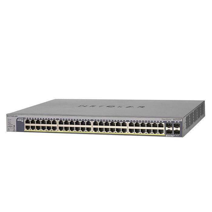 GS752TP 48 Port Gigabit Ethernet PoE+ Smart Switch w/ optional Remote/Cloud Management & 4 SFP Ports (380W) - Garansi 10 Tahun