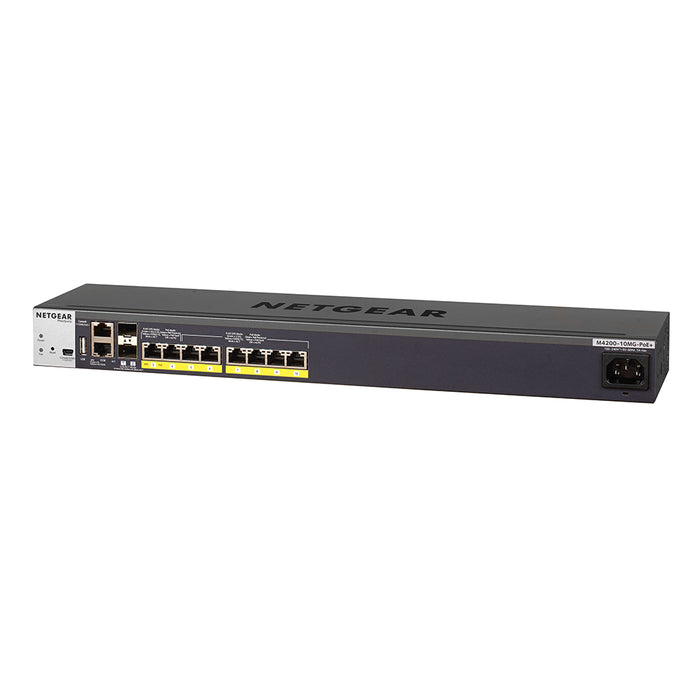 AV Line M4250-10G2F (GSM4212P) 8x1G PoE+ 125W 2x1G and 2xSFP Managed Switch - Garansi 10 Tahun
