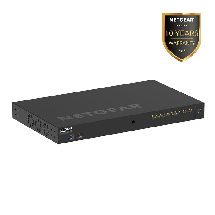 (Pre-Order) AV LINE M4250-10G2XF-POE++ (GSM4212UX) - 8X1G ULTRA90 POE++ 802.3BT 720W 2X1G AND 2XSFP+ MANAGED SWITCH- Garansi 10 Tahun
