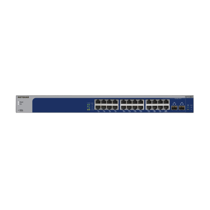 XS724EM 24-Port 10G/Multi-Gigabit Plus Switch with 2 Dedicated SFP+ Ports - Garansi 10 Tahun