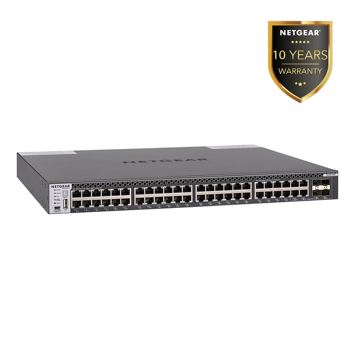 XSM4348CS 48 PORT FULLY STACKABLE MANAGED SWITCH LAYER 3 - Garansi 10 Tahun