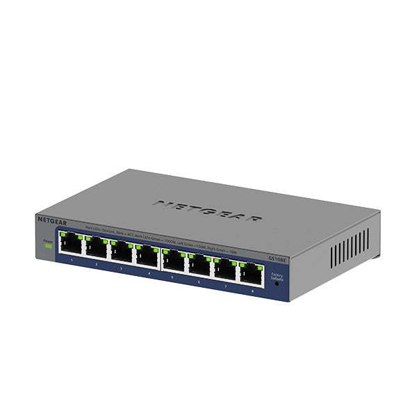 GS108E 8 Port Gigabit Ethernet Easy Smart Managed Switch - Garansi 2 Tahun