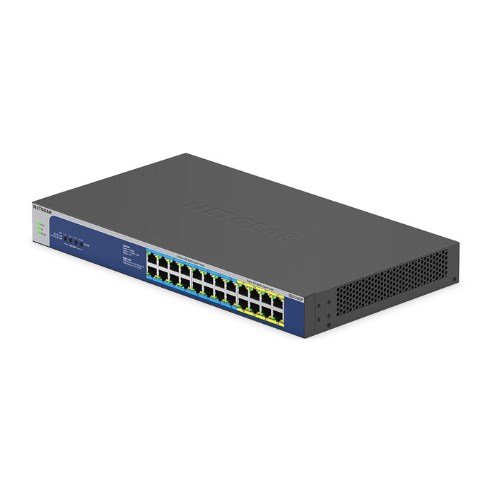 GS524UP 24-Port Gigabit Ethernet High-Power PoE+ Unmanaged Switch with 16-Ports PoE++ (480W) - Garansi 2 Tahun