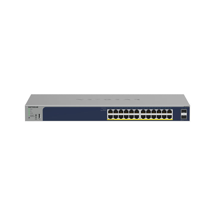 GS724TPP 24 Port Gigabit Ethernet PoE+ Smart Switch w/ optional Remote/Cloud Management & 2 SFP Ports (380W)  - Garansi 2 Tahun