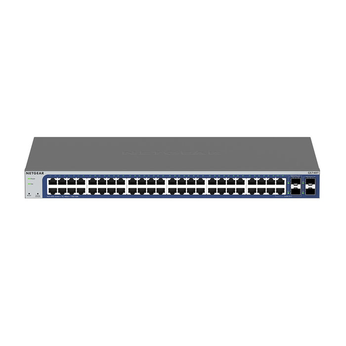 GS748T 48 Port Gigabit Ethernet Smart Switch with 4 Dedicated SFP+ Ports - Garansi 2 Tahun