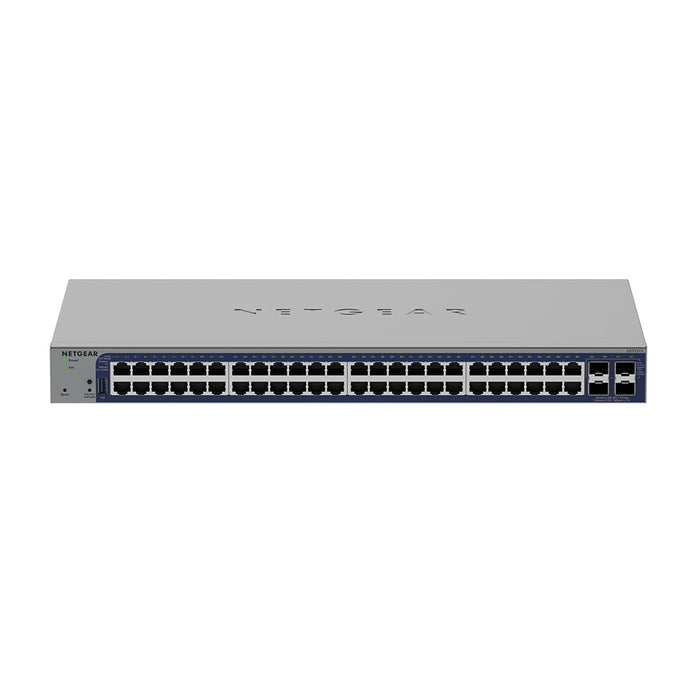 GS752TX 48-Port Gigabit Smart Switch w/optional Remote/Cloud Management and 4 SFP+ Ports - Garansi 10 Tahun