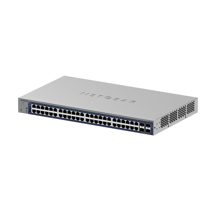GS752TX 48-Port Gigabit Smart Switch w/optional Remote/Cloud Management and 4 SFP+ Ports - Garansi 10 Tahun