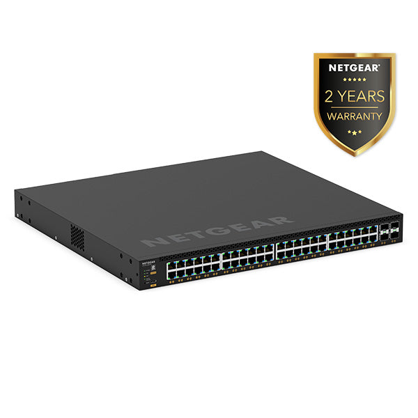 (Pre-Order) AV Line M4350-48G4XF Fully Managed Switch (GSM4352) 48x1G PoE+ (236W base, up to 1,440W) and 4xSFP+ Managed Switch - Garansi 2 Tahun