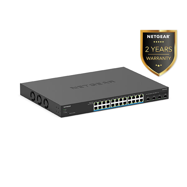 (Pre-Order) MS324TXUP 24-Port Multi-Gigabit (2.5G) Ethernet Ultra60 PoE++ Smart Switch with 4 SFP+ Ports - Garansi 2 Tahun