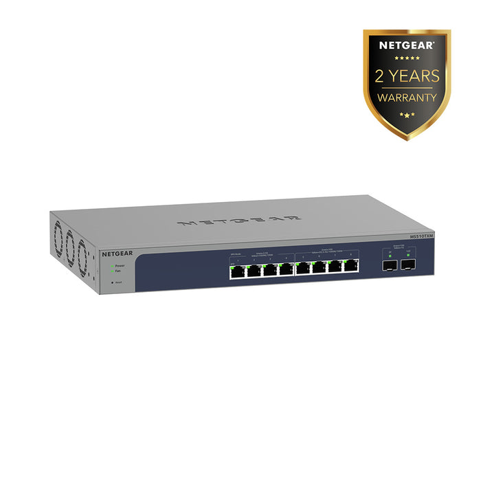 MS510TXM 8-Port Multi-Gigabit/10G Ethernet Smart Switch with 2 SFP+ Ports - Garansi 2 Tahun
