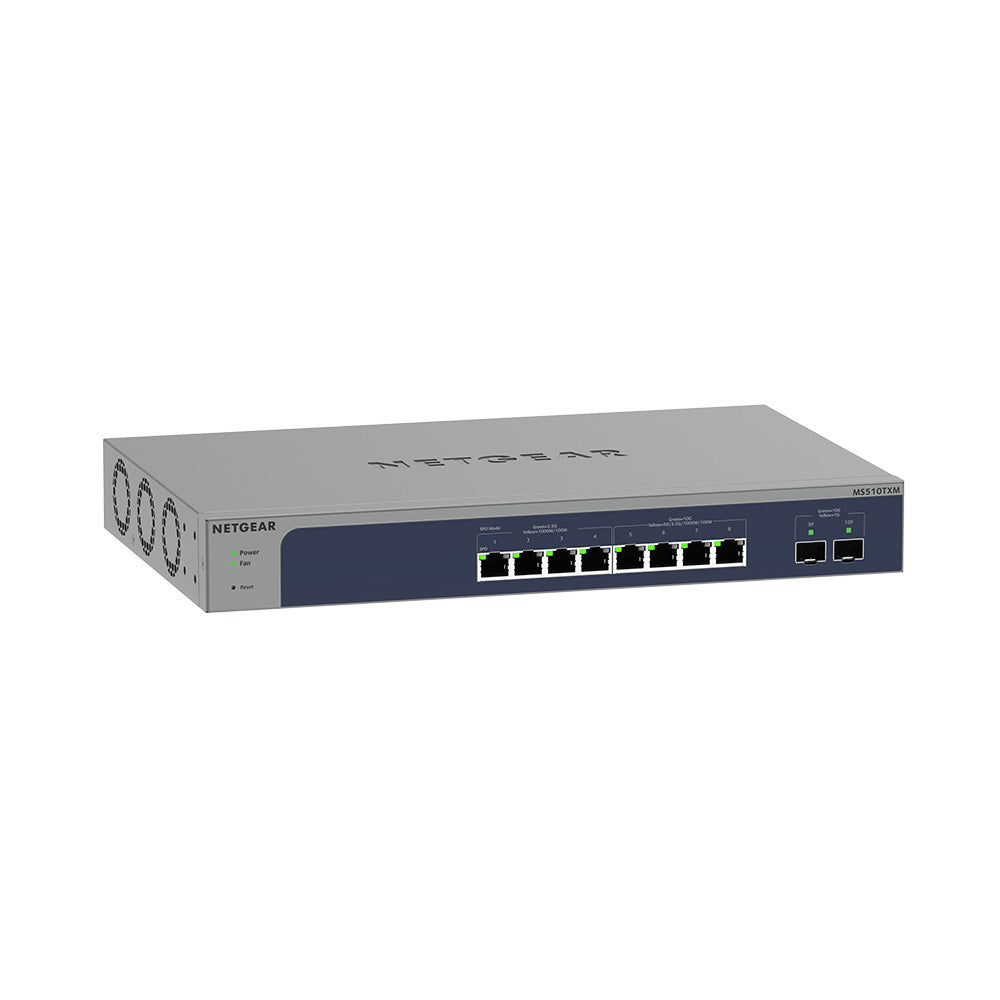 MS510TXM 8-Port Multi-Gigabit/10G Ethernet Smart Switch with 2 SFP+ Po ...