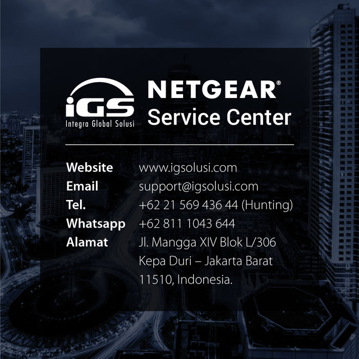 GS724TPP 24 Port Gigabit Ethernet PoE+ Smart Switch w/ optional Remote/Cloud Management & 2 SFP Ports (380W)  - Garansi 10 Tahun