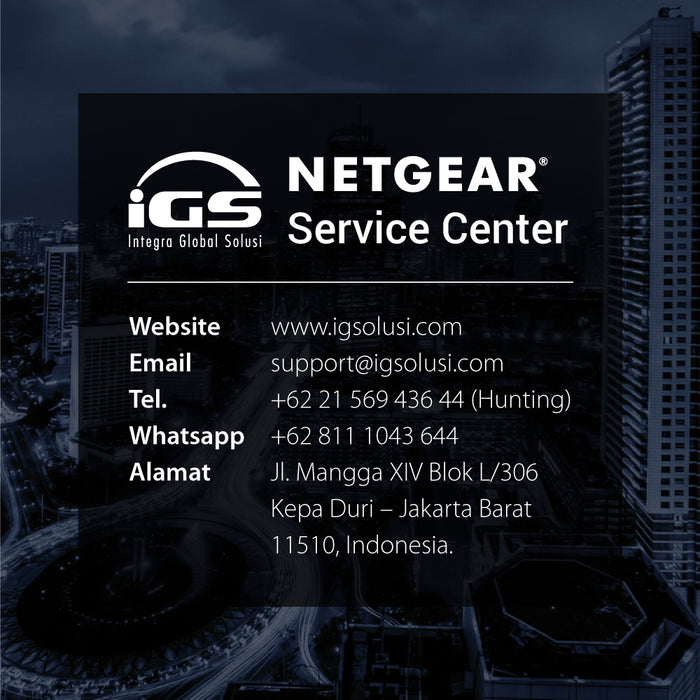 GS728TPP 28-Port Gigabit Ethernet PoE+ Smart Switch with 4 SFP Ports and Cloud Management (380W) - Garansi 2 Tahun