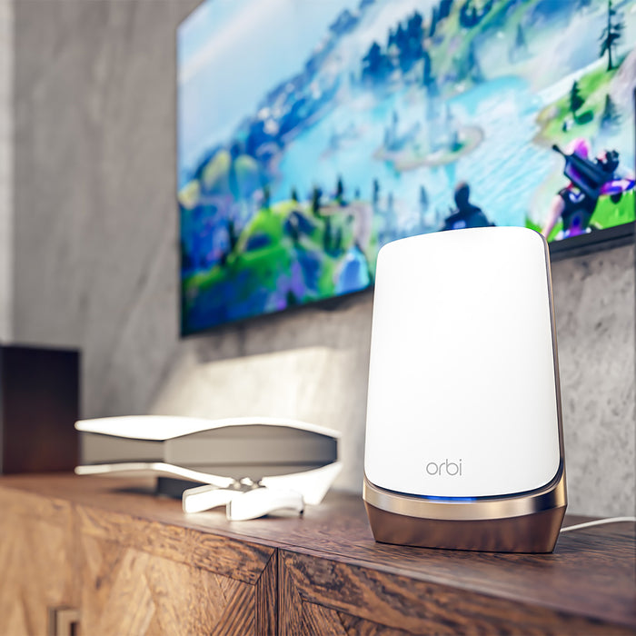 ORBI RBKE962 Tri Band Mesh WiFi 6 Mesh System AXE11000 – Garansi 2 tahun