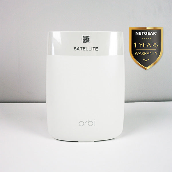 Netgear Orbi RBS50 Tri Band WiFi Add on Satellite - AC3000 Mesh Extender (Satellite Only) - Warranty 1 Year