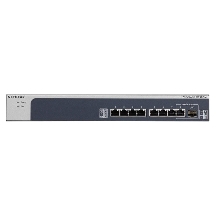 XS508M 8 Port 10G Multi Gigabit Ethernet UNMANAGED SWITCH With 1x10G SFP+ Desktop/Rackmount & Prosafe - Garansi 10 Tahun