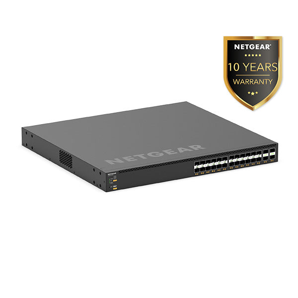M4350-24F4V (XSM4328FV) 24xSFP+ and 4xSFP28 25G Enterprise / AV Line Fully Managed Switch - Garansi 10 Tahun