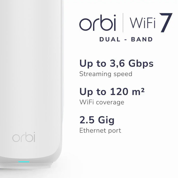 (Pre-Order) ORBI RBE370 Orbi Dual-band Mesh WiFi 7 Add-on Satellite - Garansi 2 Tahun