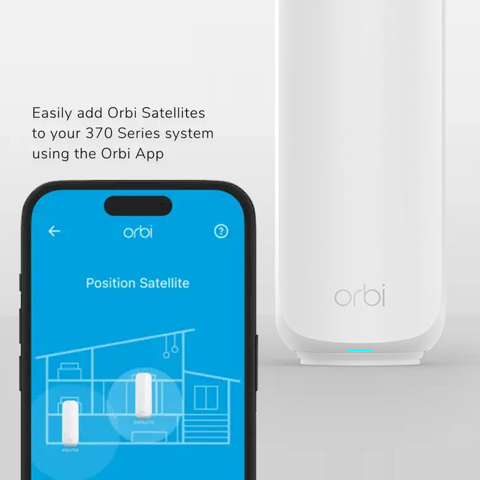 (Pre-Order) ORBI RBE370 Orbi Dual-band Mesh WiFi 7 Add-on Satellite - Garansi 2 Tahun