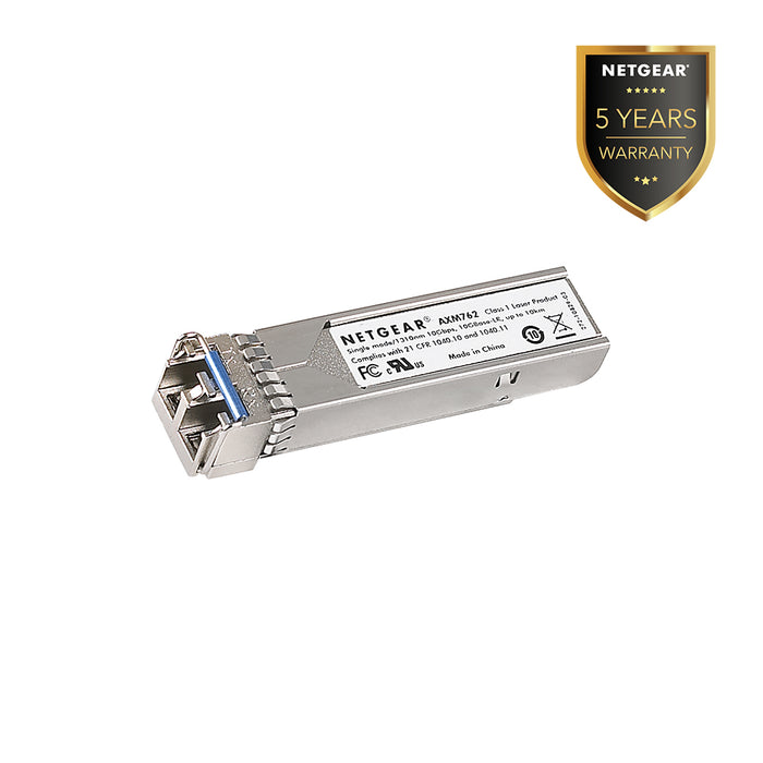 Netgear AXM762 - SFP+ Transceiver 10GBASE-LR Single Mode LC GBIC - Warranty 5 Years