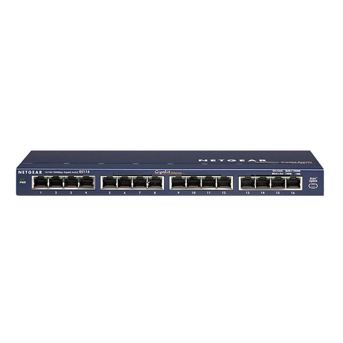 GS116 16 Port Gigabit Ethernet Unmanaged Switch - Garansi 10 Tahun