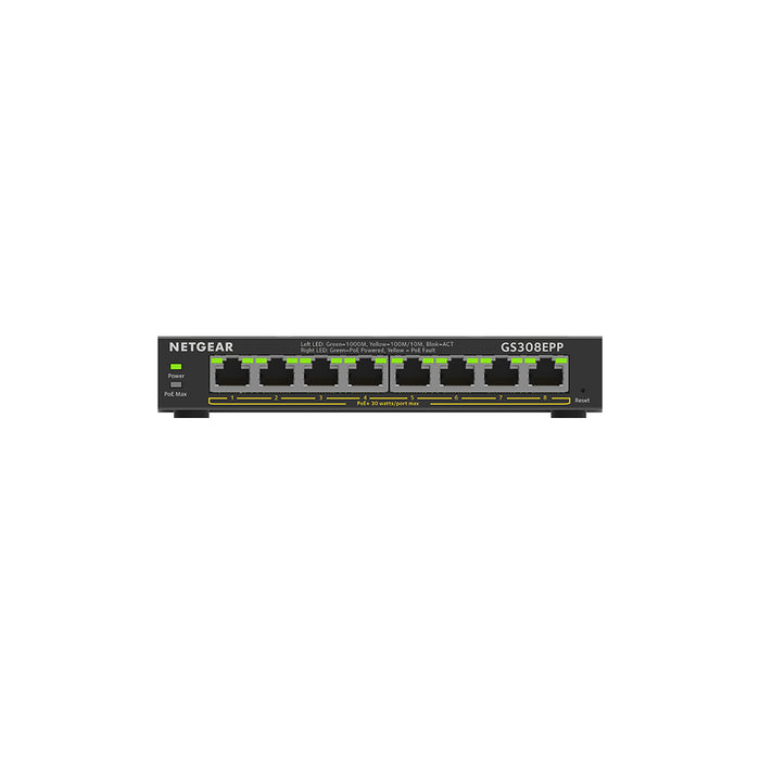 GS308EPP 8-Port PoE+ Gigabit Ethernet Plus Switch (123W) - Garansi 2 Tahun