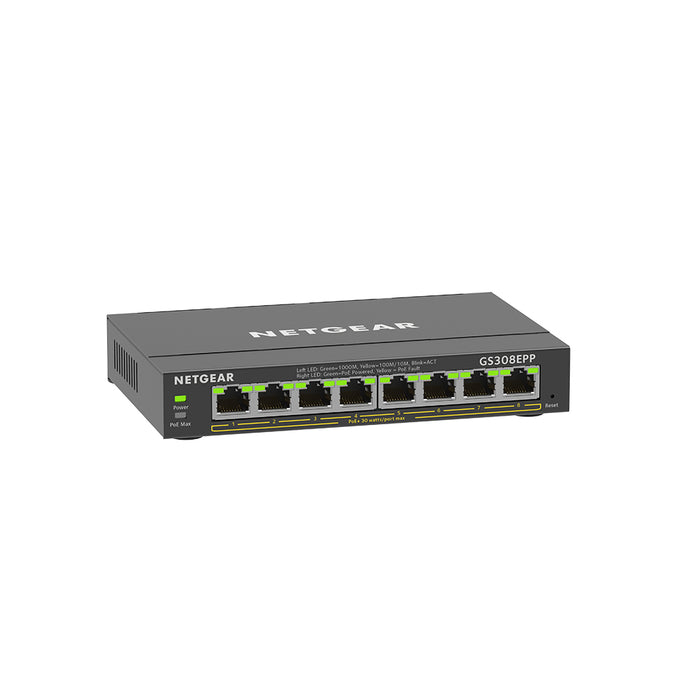 (Pre-Order) GS308EPP 8 Port Gigabit Ethernet Plus Switch - Garansi 2 Tahun