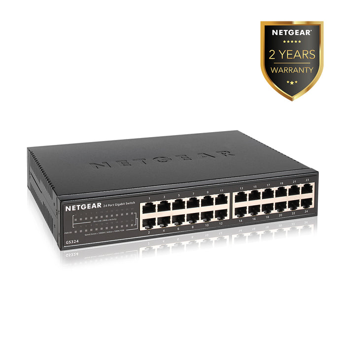 GS324 24 Port Gigabit Ethernet Unmanaged Switch - Garansi 2 Tahun