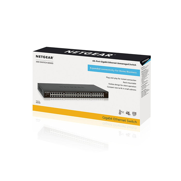 GS348 48 Port Gigabit Ethernet Unmanaged Switch - Garansi 2 Tahun