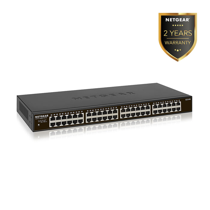 GS348 48 Port Gigabit Ethernet Unmanaged Switch - Garansi 2 Tahun