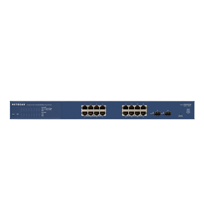 (Pre-Order) GS716T 16 Port Gigabit Ethernet Smart Switch with 2 SFP Ports - Garansi 10 Tahun