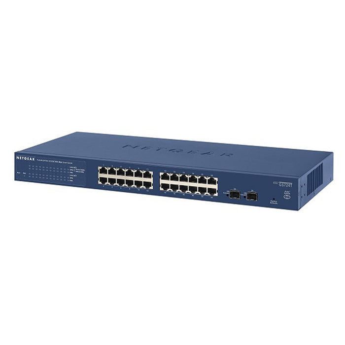 Pre-Order GS724T 24 Gigabit Ethernet Smart Switch with 2 Dedicated SFP Ports - Garansi 10 Tahun