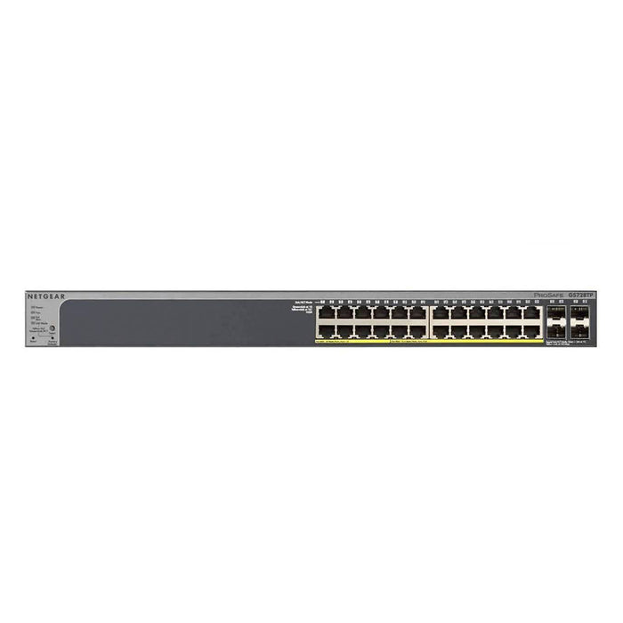 GS728TP 24 Port Gigabit Ethernet PoE+ Smart Switch w/ optional Remote/Cloud Management & 4 SFP Ports (190W) - Garansi 10 Tahun