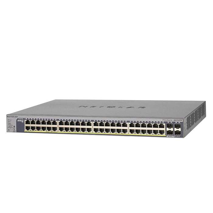 GS752TP 48 Port Gigabit Ethernet PoE+ Smart Switch w/ optional Remote/Cloud Management & 4 SFP Ports (384W) - Garansi 10 Tahun