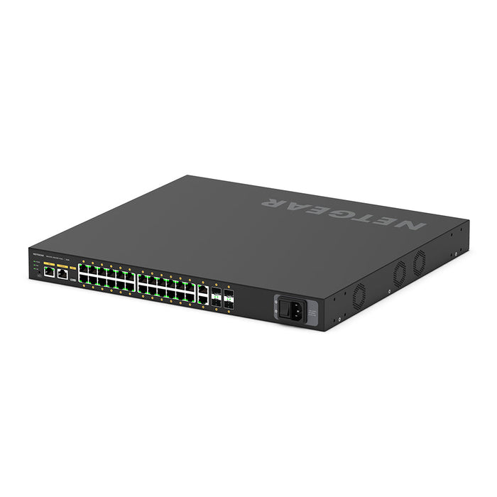 (Pre-Order) AV Line M4250-26G4XF (GSM4230PX) 24x1G PoE+ 480W 2x1G and 4xSFP+ Managed Switch - Garansi 10 Tahun