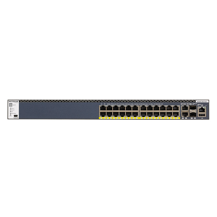 AV Line M4300-28G PoE+ (GSM4328PB) 24x1G PoE+ 630W, 2x10G, 2xSFP+ Managed Switch - Garansi 10 Tahun