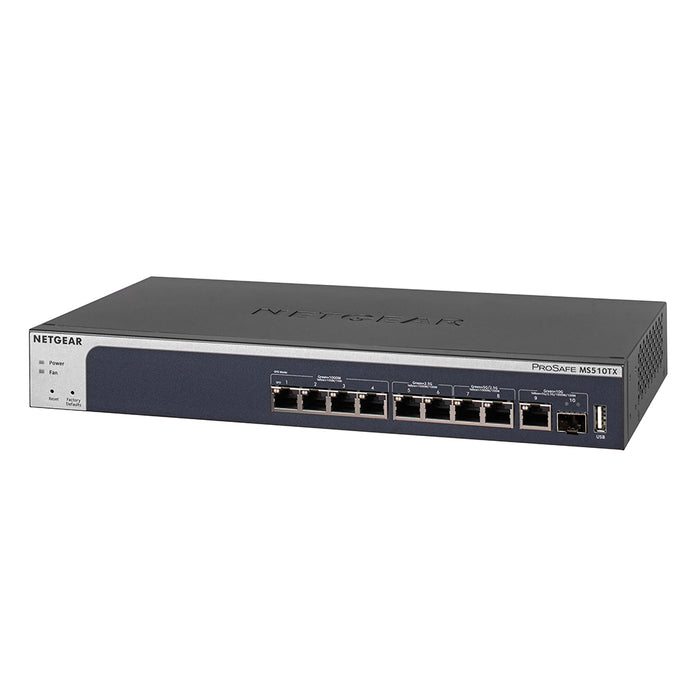 MS510TX 8 Port Multi-Gigabit Ethernet Smart Switch with 10G Copper / 10G SFP+ Fiber Uplinks - Garansi 2 Tahun