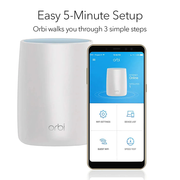 ORBI RBK50 Tri Band WiFi Mesh System AC3000 - Garansi 1 tahun