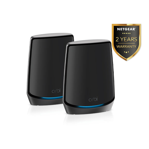 ORBI RBK862SB Tri Band Mesh WiFi 6 Mesh System Black Limited Edition AX6000 – Garansi 2 tahun