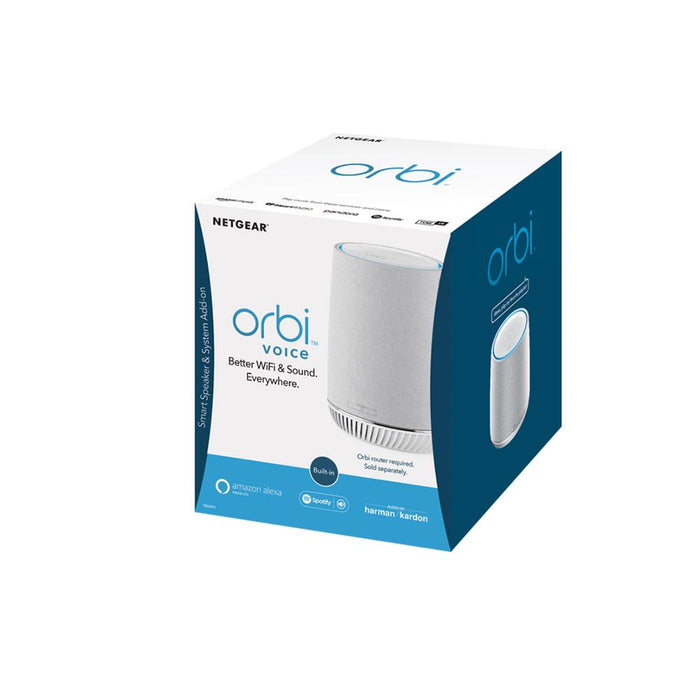 Bundling ORBI RBK50 + RBS40V Voice Satellite Smart Speaker (1 Router + 2 Satellite) - Garansi 2 Tahun