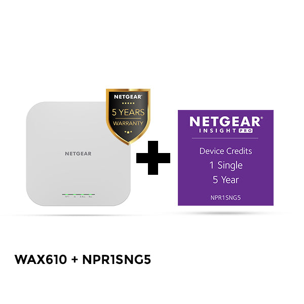 (Pre-Order) WAX610 Access Point + Insight Pro 1 Single 5 Years NPR1SNG5 - Garansi produk & Insight 5 Tahun