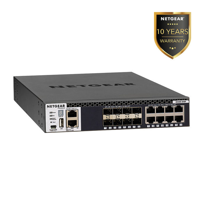 AV Line M4300-8X8F (XSM4316S) 8X10G, 8XSFP+ Managed Switch - Garansi 10 Tahun