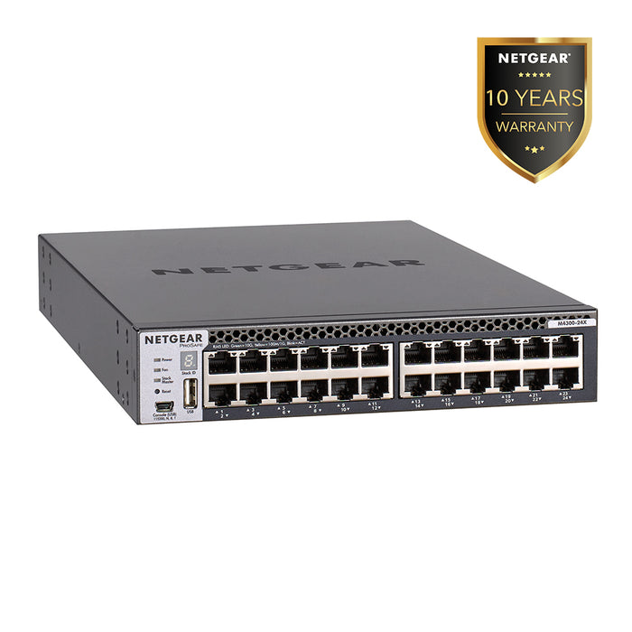 (Pre-Order) AV Line M4300-24X (XSM4324CS) 24x10G and 4xSFP+ (shared) Managed Switch - Garansi 10 Tahun