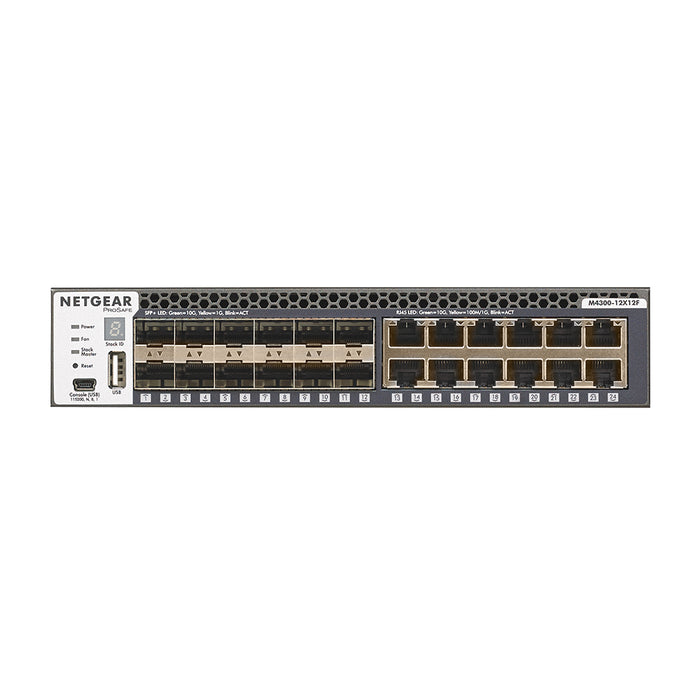 AV Line M4300-12X12F (XSM4324S) 12X10G, 12XSFP+ Managed Switch - Garansi 10 Tahun